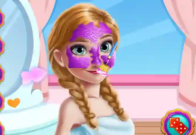 Игра Ice Princess Fruity Skin Care онлайн