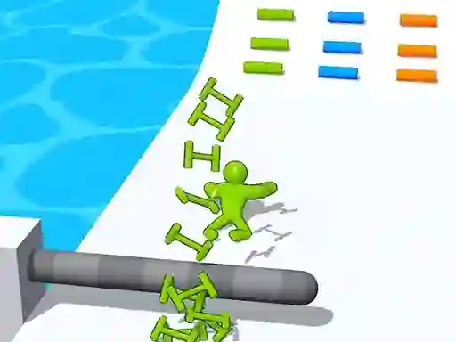 Игра Ladder Master Color Run онлайн