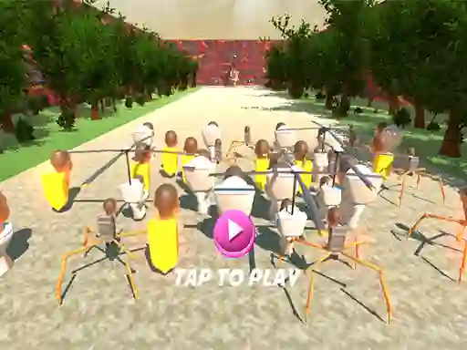 Игра SQUID TOILET 3D онлайн