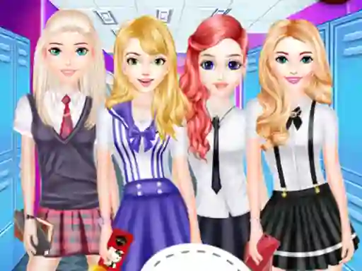 Игра Girls School Fashion онлайн