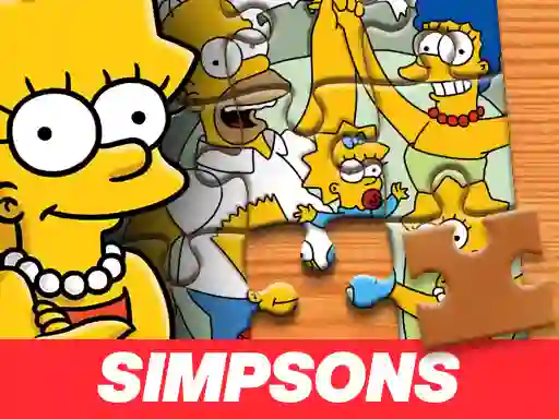 Игра Simpson Jigsaw Puzzle онлайн