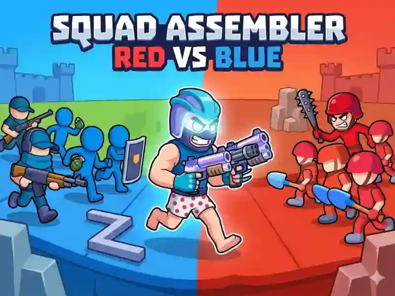 Игра Squad Assembler Red Vs Blue онлайн
