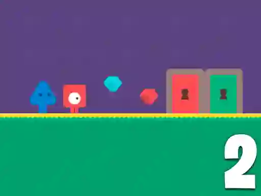 Игра Red and Blue Adventure 2 онлайн