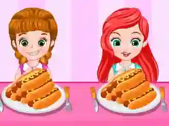 Игра Princess Hotdog Eating Contest онлайн