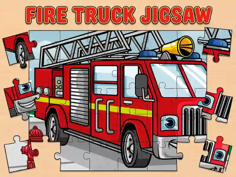 Игра Fire Truck Jigsaw онлайн