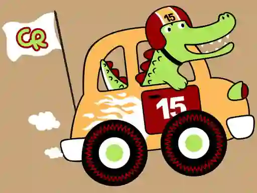 Игра Fast Racing Cars Coloring онлайн