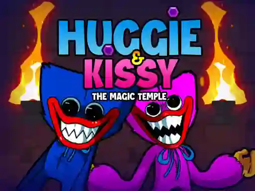 Игра Huggie & Kissy The Magic Temple онлайн
