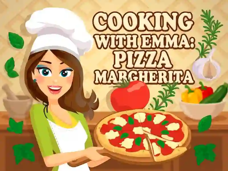 Игра Cooking with Emma Pizza Margherita онлайн