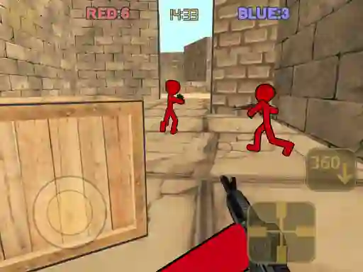Игра Stickman Counter Terror Shooter онлайн