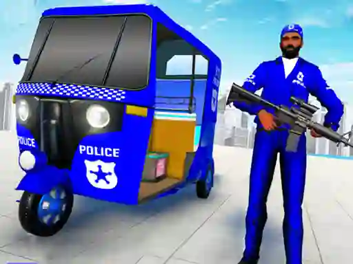 Игра Police Auto Rickshaw Taxi онлайн