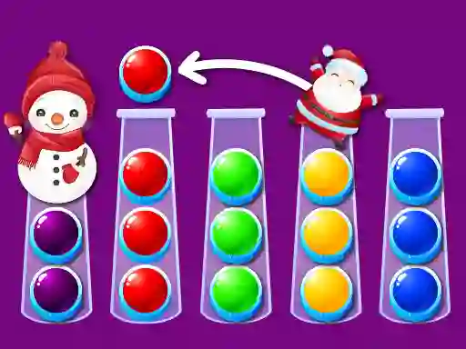 Игра Ball Sort Xmas онлайн
