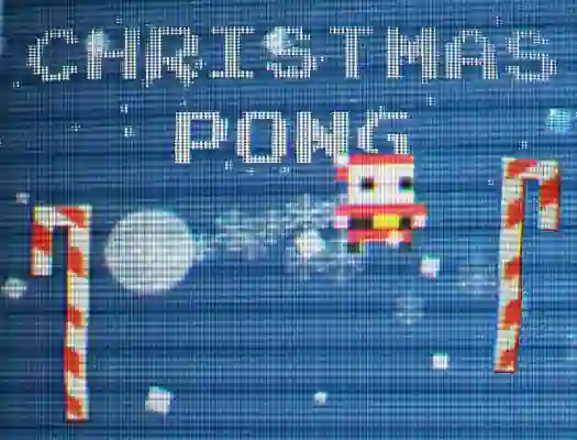 Игра Christmas Pong онлайн