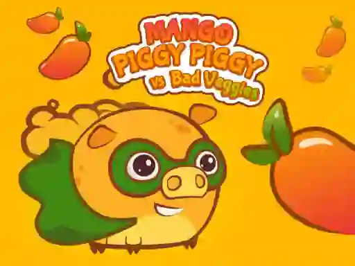 Игра Mango Piggy Piggy vs Bad Veggies онлайн