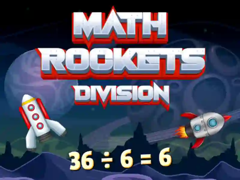 Игра Math Rockets Division онлайн