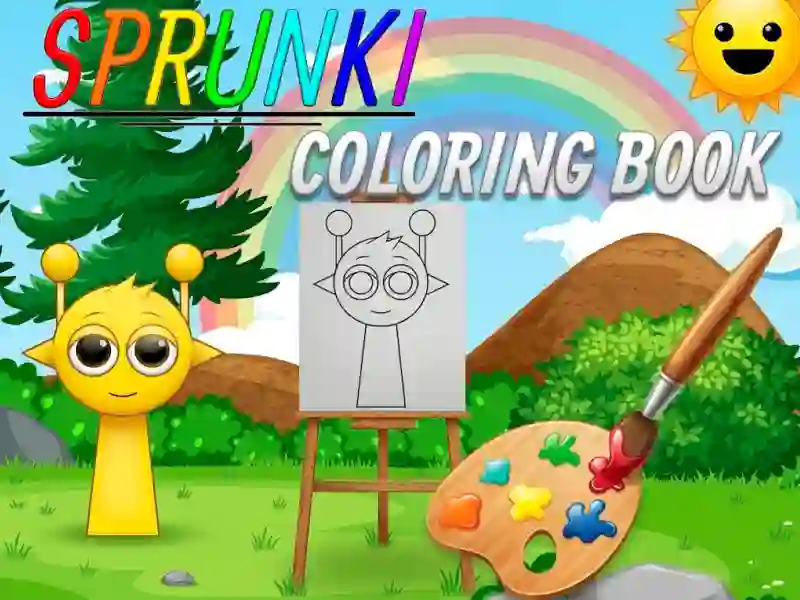 Игра Sprunki Coloring Book онлайн