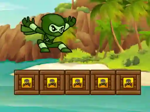 Игра Green Ninja Run онлайн