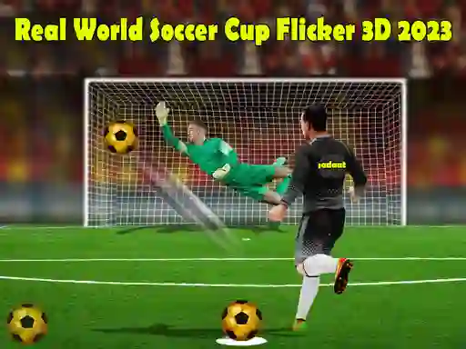 Игра Real World Soccer Cup Flicker 3D 2023 онлайн
