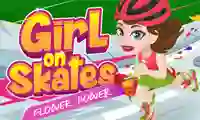 Игра Girl on Skates: Flower Power онлайн