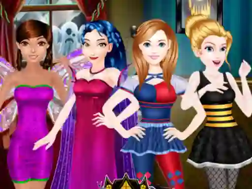 Игра Royal Halloween Party Dress Up онлайн