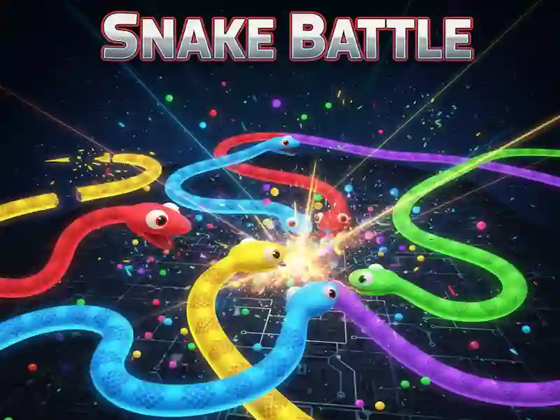 Игра Snake Battle онлайн