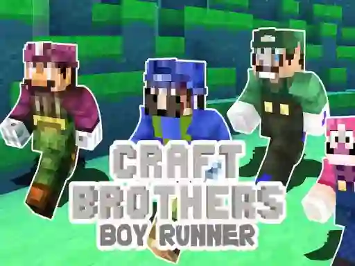 Игра Craft Bros Boy Runner онлайн
