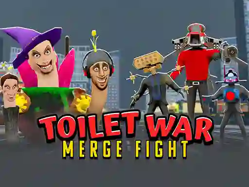 Игра Toilet War: Merge Skibidi онлайн