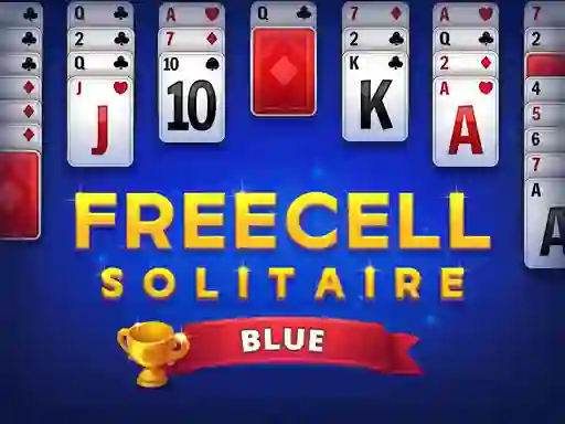 Игра Freecell Solitaire Blue онлайн