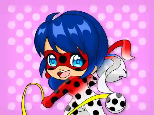 Игра Chibi Dottedgirl Coloring Book онлайн