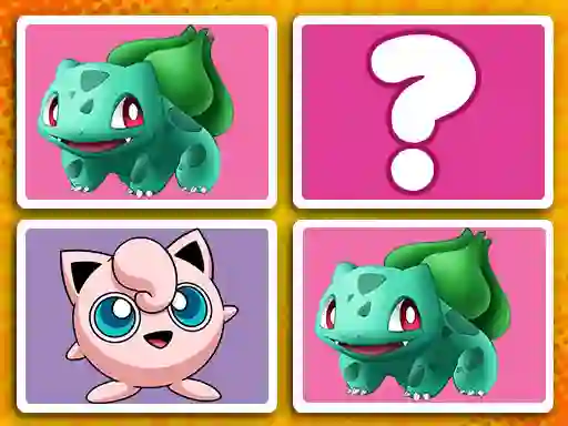 Игра Poke World Find-Pairs онлайн