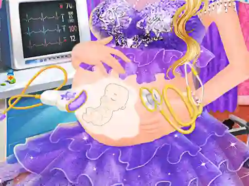 Игра Pregnant Princess Caring онлайн