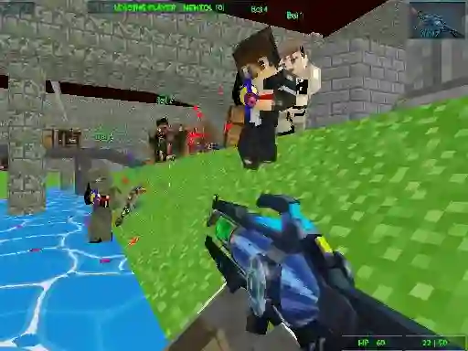 Игра GunGame Paintball Wars онлайн