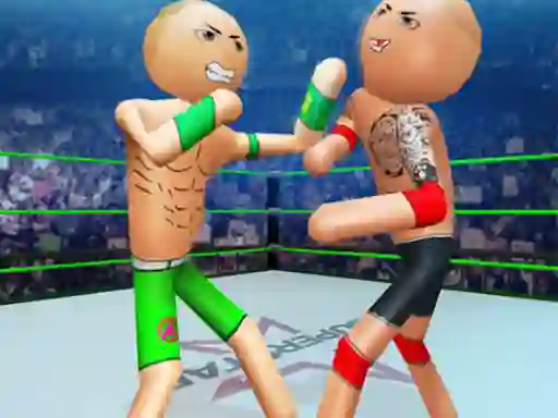 Игра Police Stick Man Wrestling Fighting онлайн