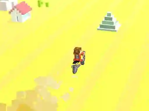 Игра Cube Bike Speed Runner онлайн