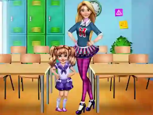 Игра First Day Of School Preps онлайн