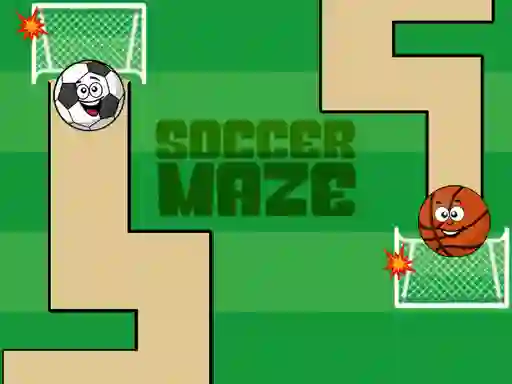 Игра Soccer Maze онлайн
