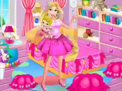 Игра Sweet Baby Bedroom онлайн