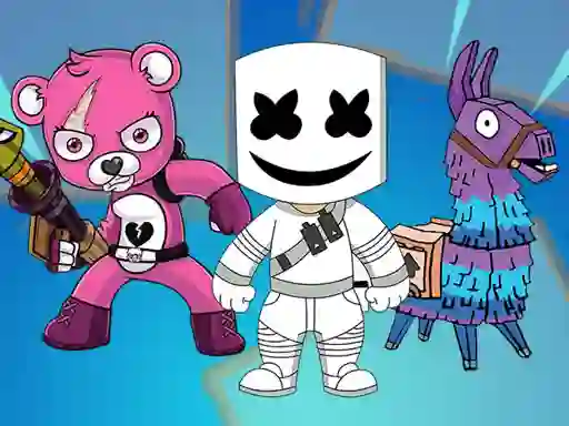 Игра Battle Royale Coloring Book онлайн