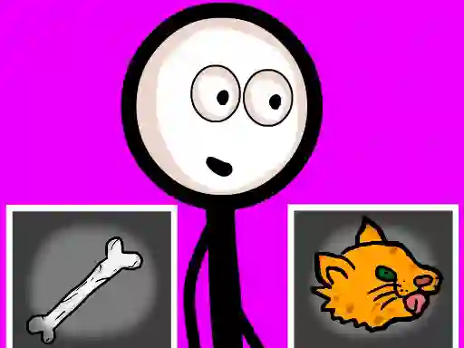 Игра Stickman Choosing actions онлайн