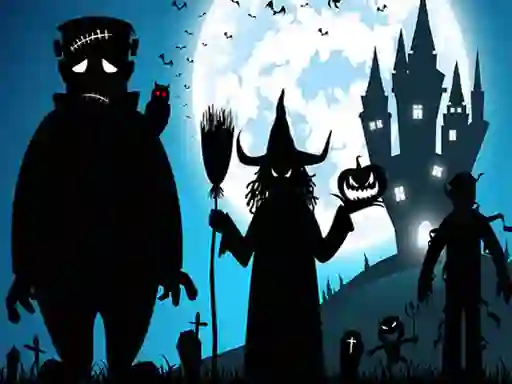 Игра Crazy Halloween Memory онлайн