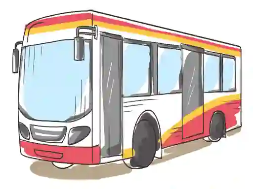 Игра Cartoon Bus Slide онлайн