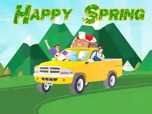 Игра Happy Spring Jigsaw Puzzle онлайн