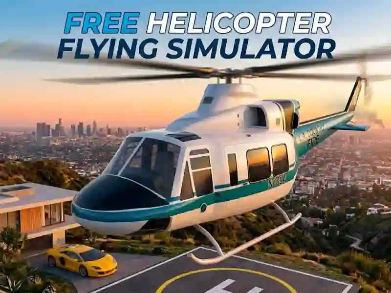 Игра Free Helicopter Flying Simulator онлайн