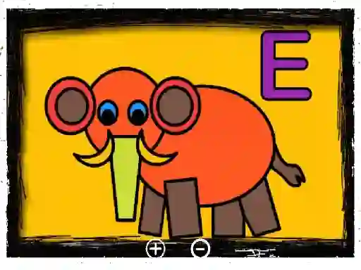 Игра Easy Kids Coloring Letters онлайн