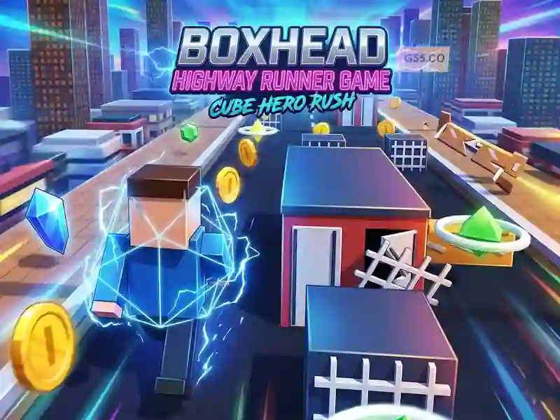 Игра Boxhead Highway Runner Game онлайн