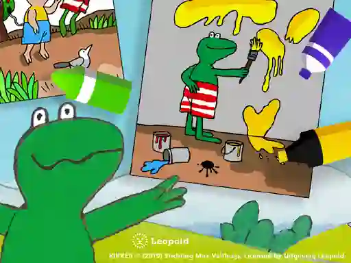Игра Coloring Kikker онлайн