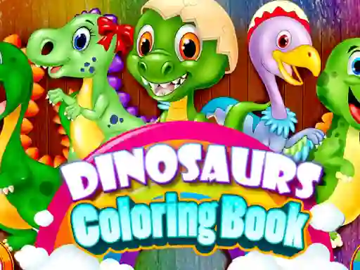 Игра Dinosaurs Coloring Book онлайн