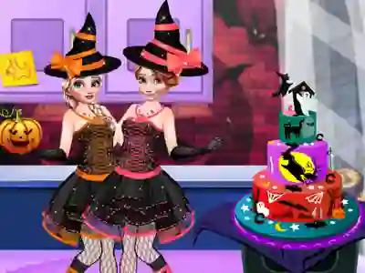 Игра Halloween Party Cake онлайн