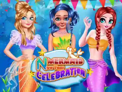 Игра Mermaid New Year Celebration онлайн