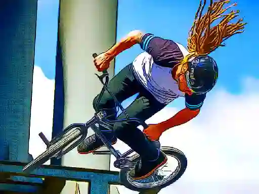 Игра bmx bikes jigsaw онлайн
