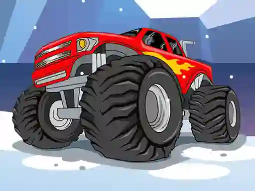 Игра Monster Truck Wheels Winter онлайн